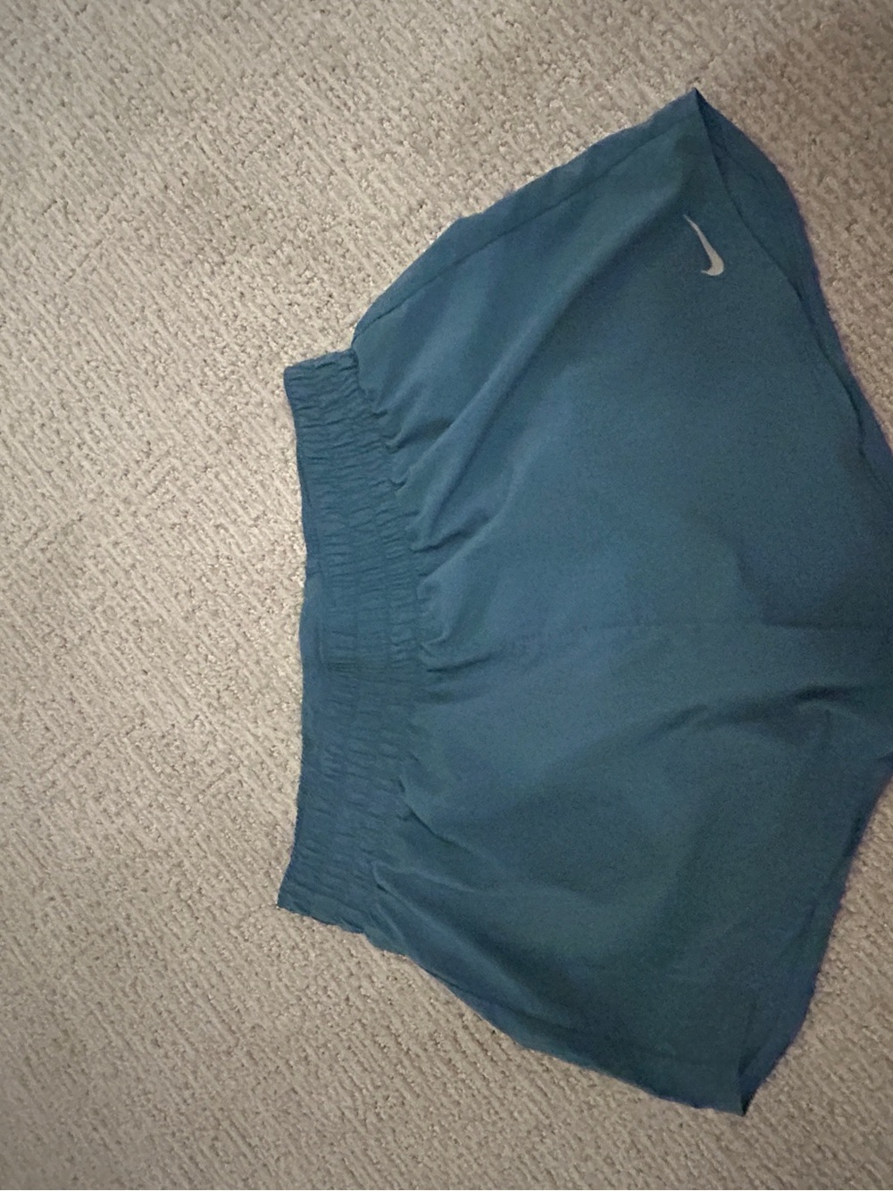 Nike Women’s Teal Athletic Shorts with Logo